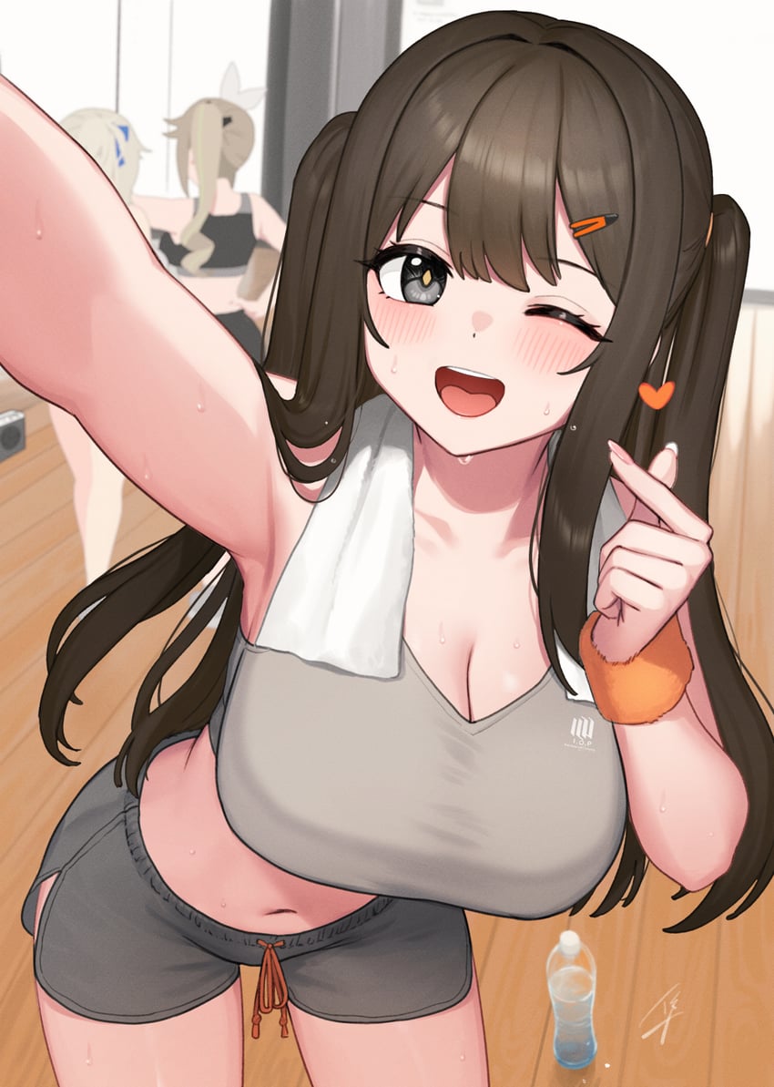 k2, vepley, sharkry, and yoohee (girls' frontline and 1 more) drawn by hayabusa_(vert_320)