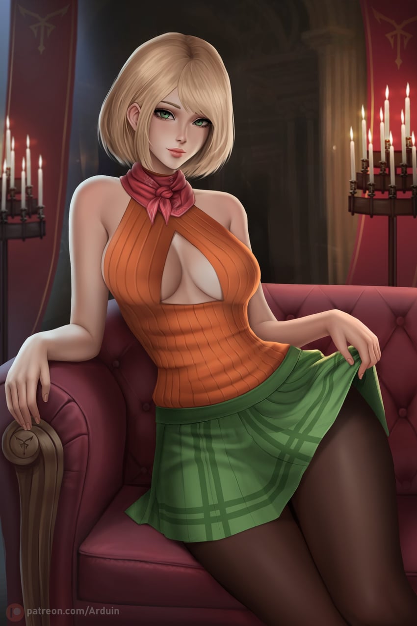 ashley graham (resident evil and 1 more) drawn by arduin_(arduin_art)