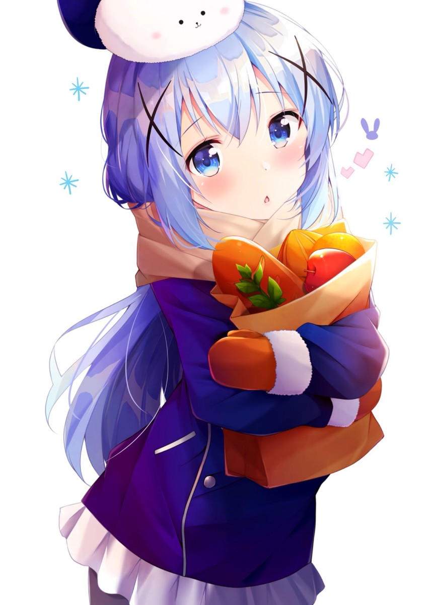 kafuu chino and tippy (gochuumon wa usagi desu ka?) drawn by rouka_(akatyann)