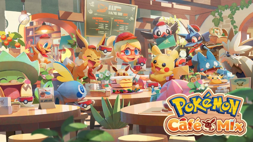 pikachu, eevee, rowlet, lucario, charmander, and 7 more (pokemon and 1 more) drawn by yamamoto_hiroyuki