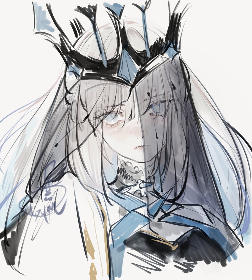 morgan le fay (fate and 1 more) drawn by mizutame_tori