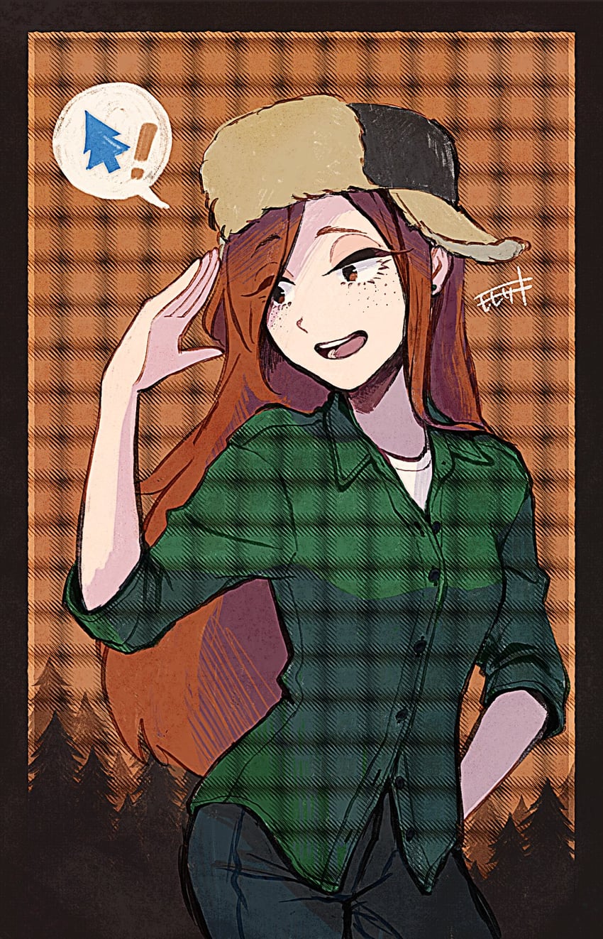 wendy corduroy (gravity falls) drawn by momosaki_hiromu