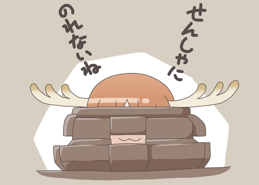 nishizumi miho and shikanoko noko (girls und panzer and 1 more) drawn by toujou_fumimaro