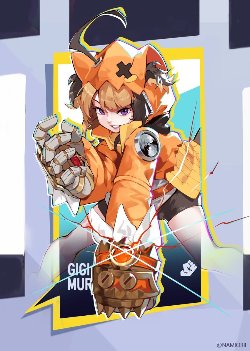 gigi murin (hololive and 3 more) drawn by namiorii