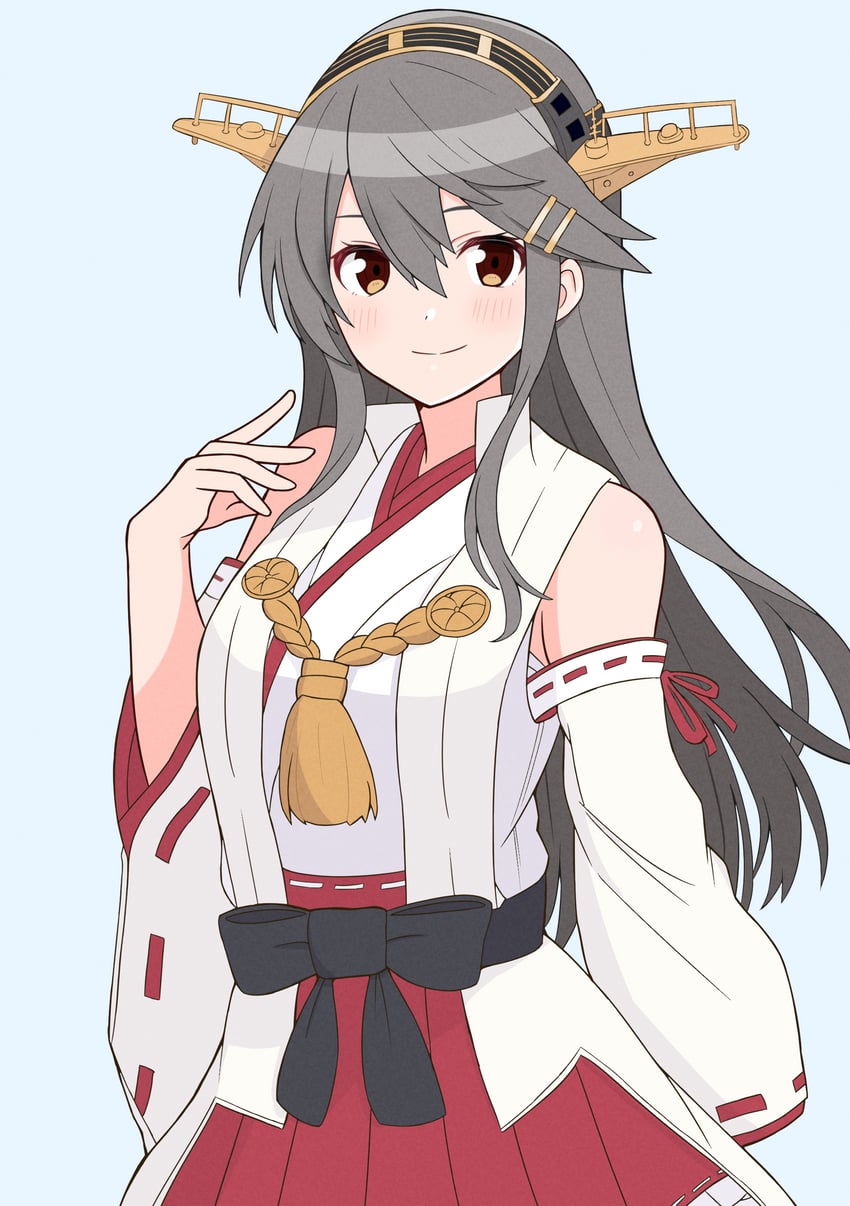 haruna and haruna kai ni (kantai collection) drawn by fuminomino