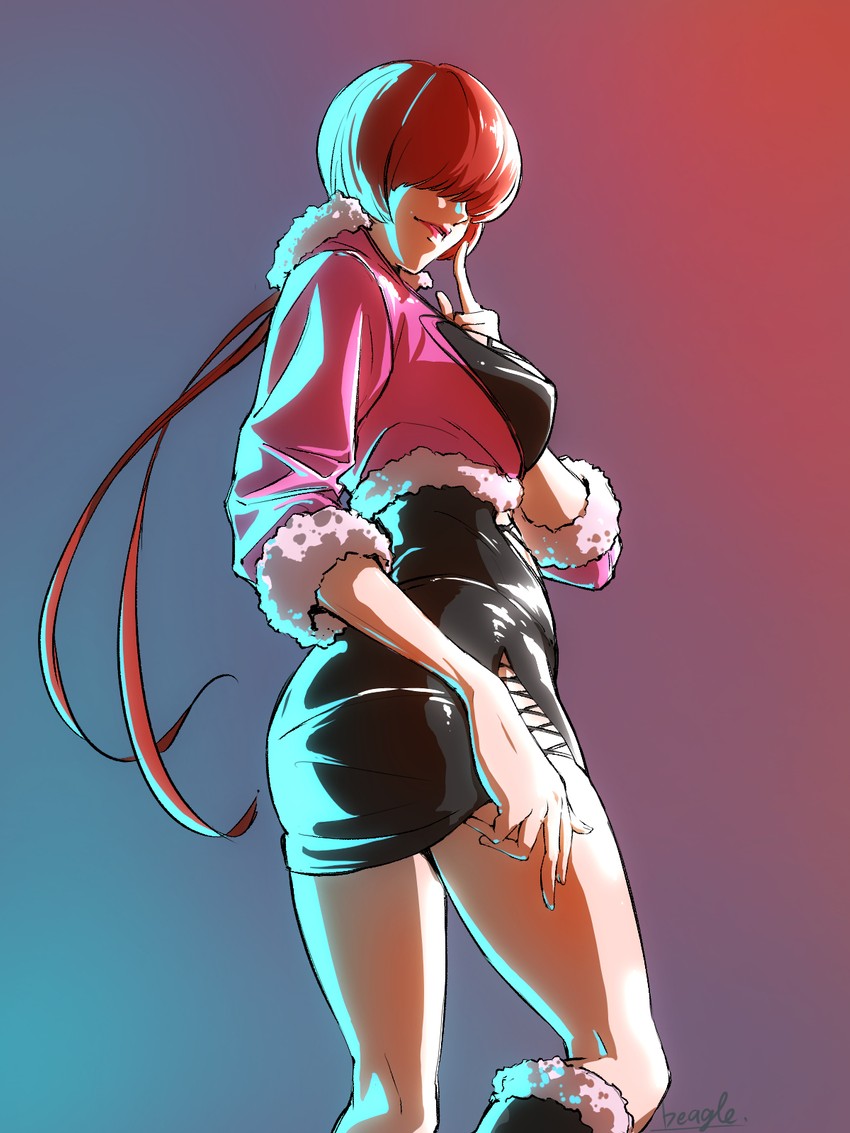 shermie (the king of fighters and 1 more) drawn by strikebeagle