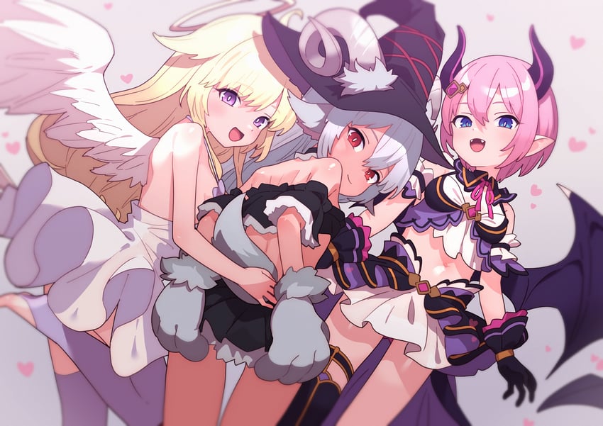 midnight girls drawn by robo_mikan