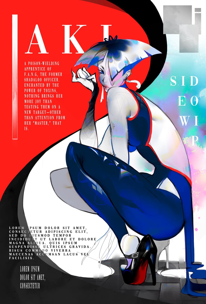 a.k.i. (street fighter and 1 more) drawn by sideowip