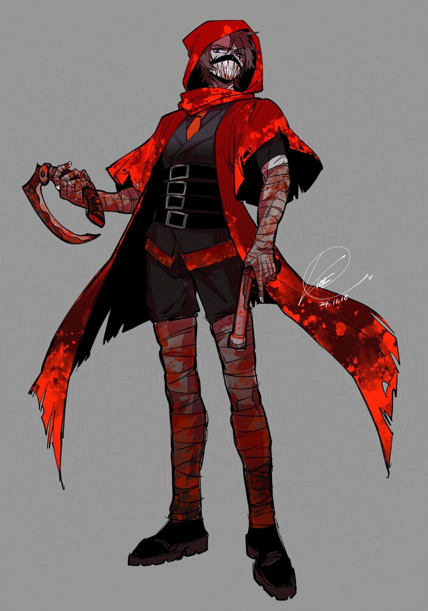 heathcliff (project moon and 2 more) drawn by whks_orz