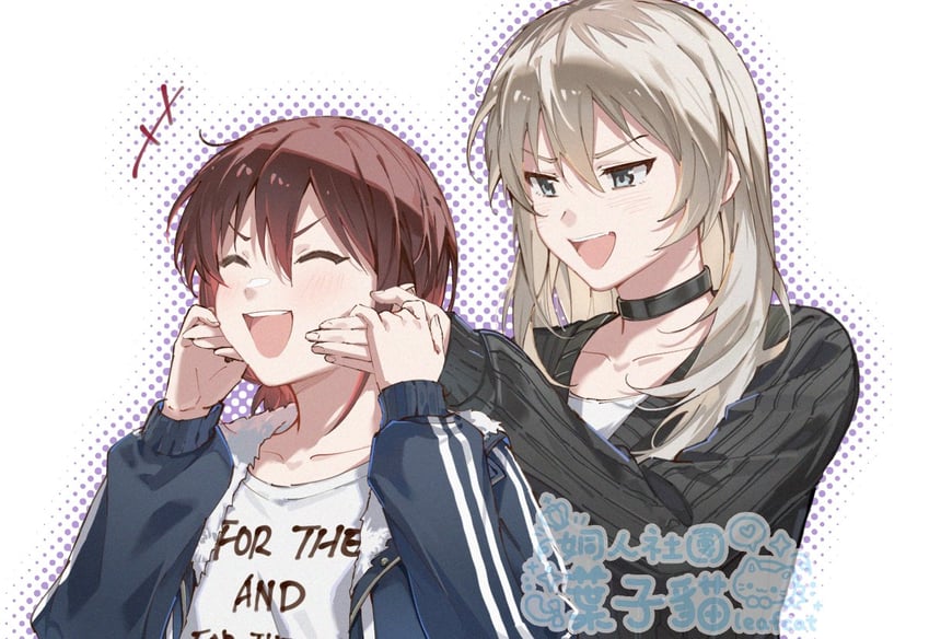 iseri nina and kawaragi momoka (girls band cry) drawn by lisa159878