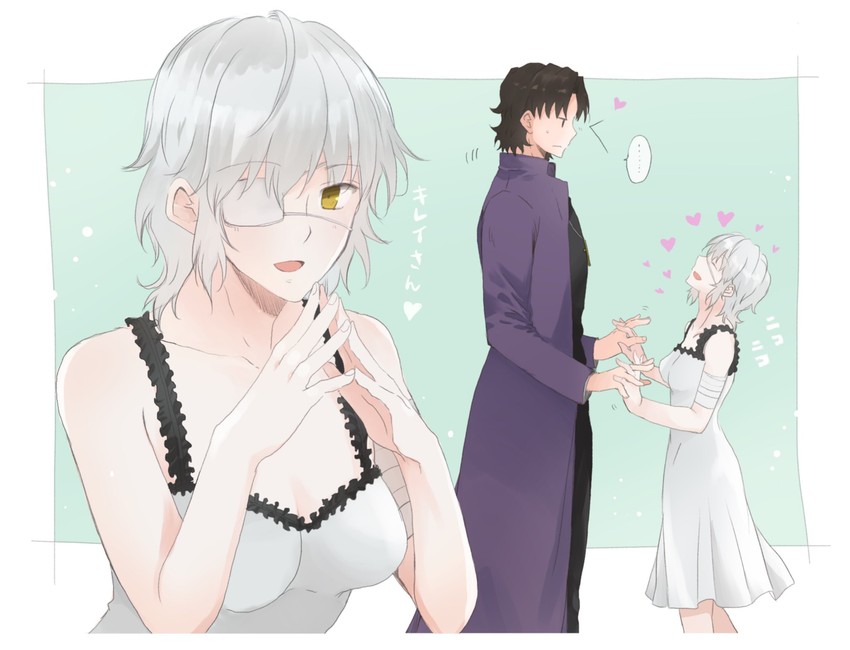 kotomine kirei and claudia hortensia (fate and 1 more) drawn by mct