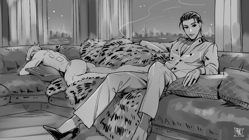 james moriarty and sherlock holmes (fate and 1 more) drawn by kanikaniland