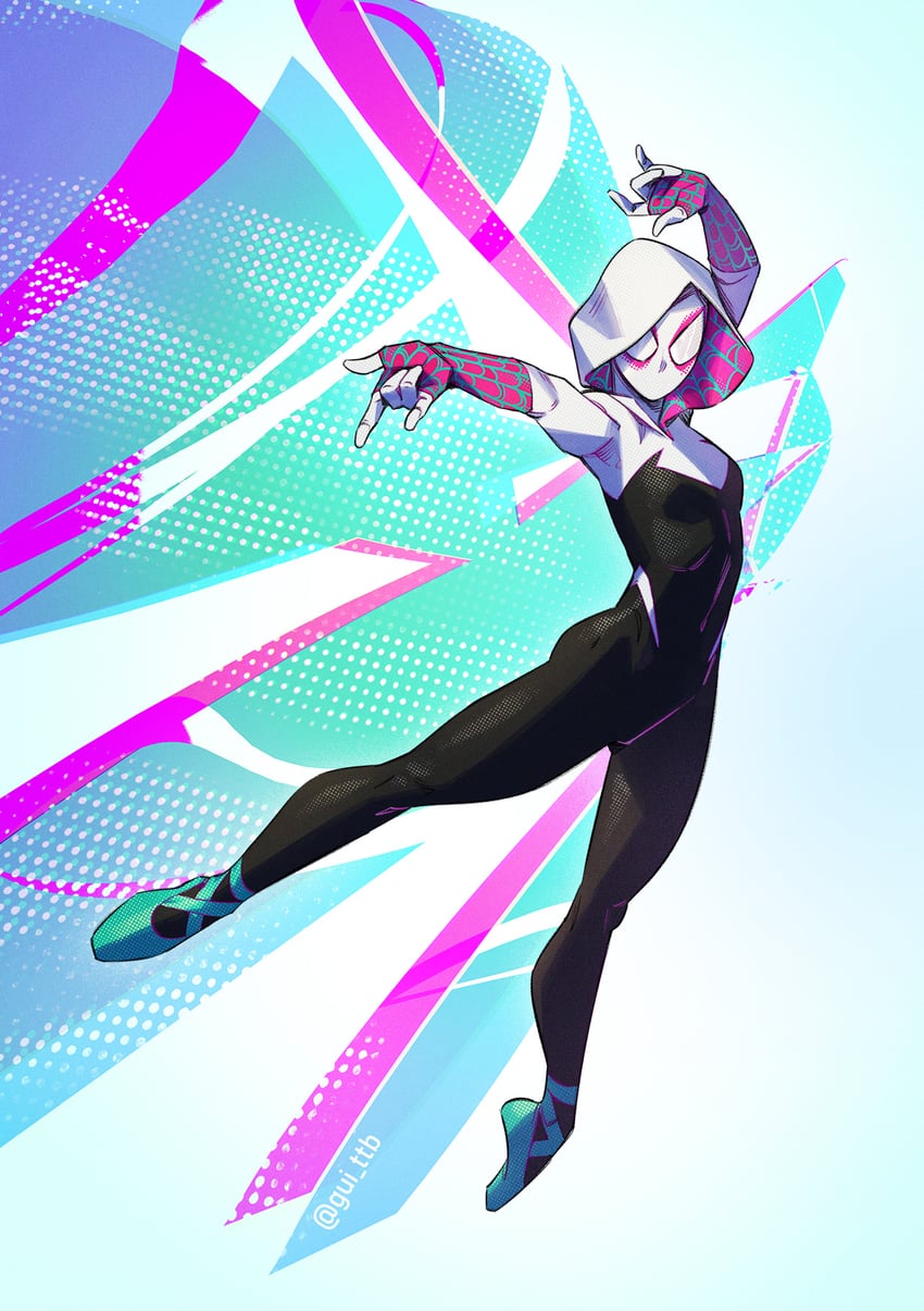 spider-gwen (marvel and 3 more) drawn by gui_borba