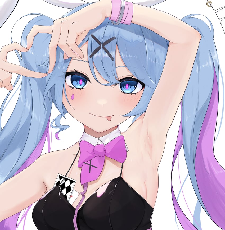 hatsune miku (vocaloid and 1 more) drawn by aot_kwc