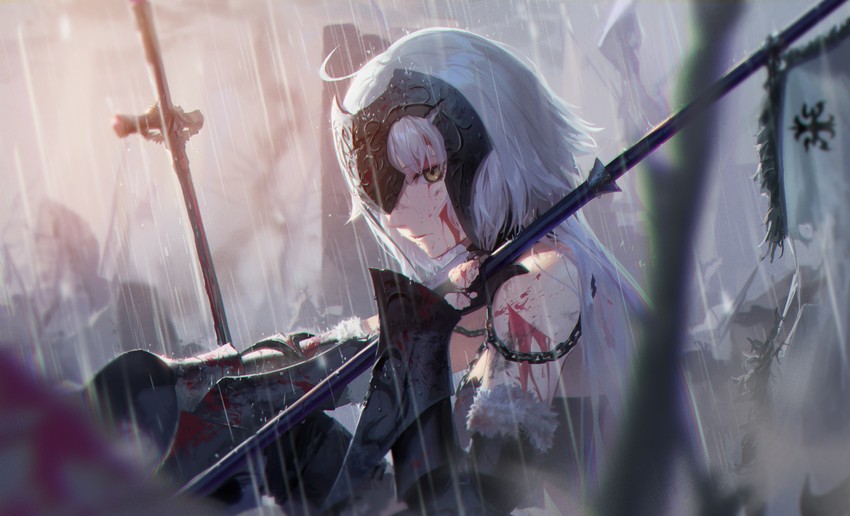 jeanne d'arc alter (fate and 1 more) drawn by zonotaida