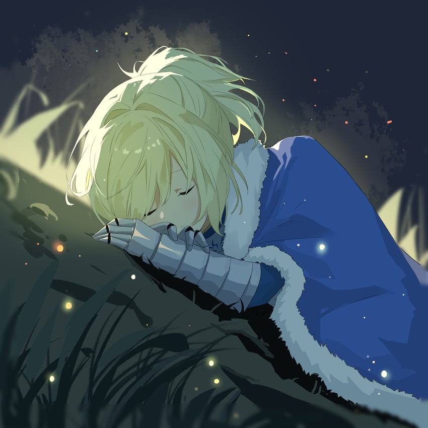 artoria pendragon and saber (fate and 1 more) drawn by etoile_(emiya33878499)