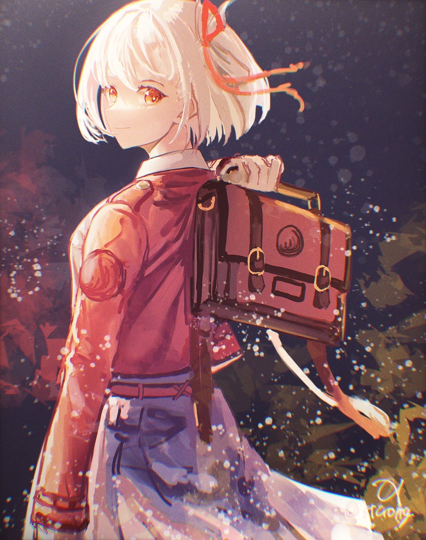 nishikigi chisato (lycoris recoil) drawn by aoi_hane