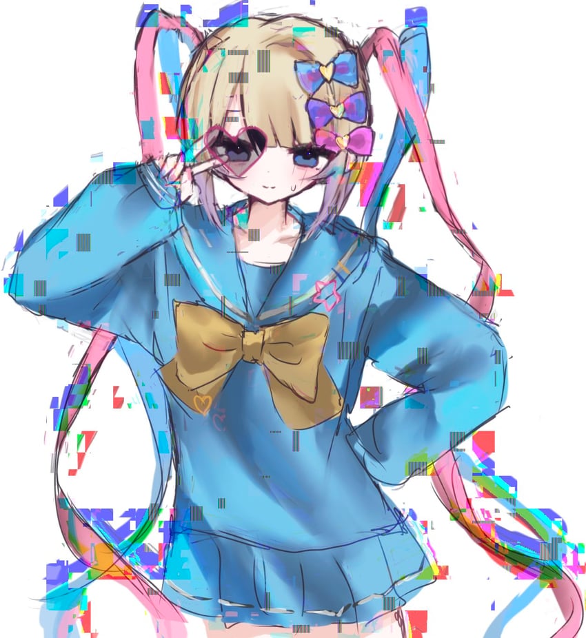 chouzetsusaikawa tenshi-chan and ame-chan (needy girl overdose) drawn by 4_(nn_1_zo)