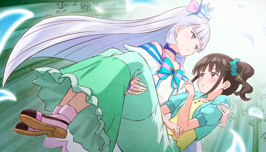 nekoyashiki yuki, nekoyashiki mayu, and cure nyammy (precure and 1 more) drawn by nuenue
