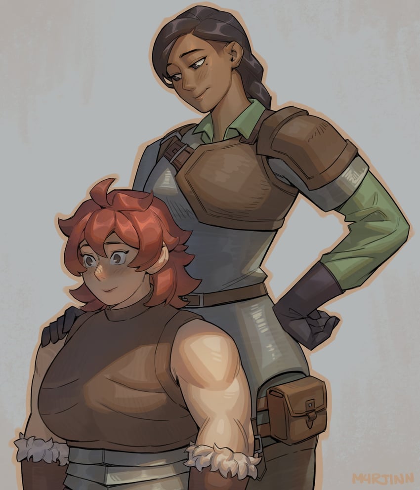 namari and kiki floke (dungeon meshi and 1 more) drawn by m4rjinn