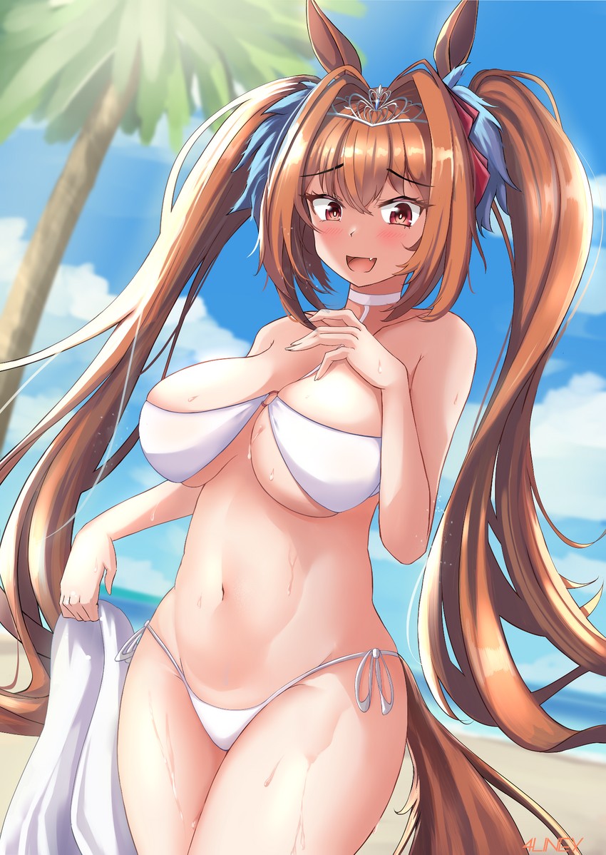 daiwa scarlet (umamusume) drawn by line4x
