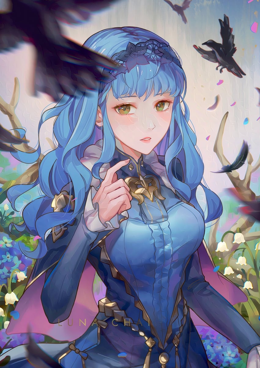marianne von edmund (fire emblem and 2 more) drawn by luna_chai