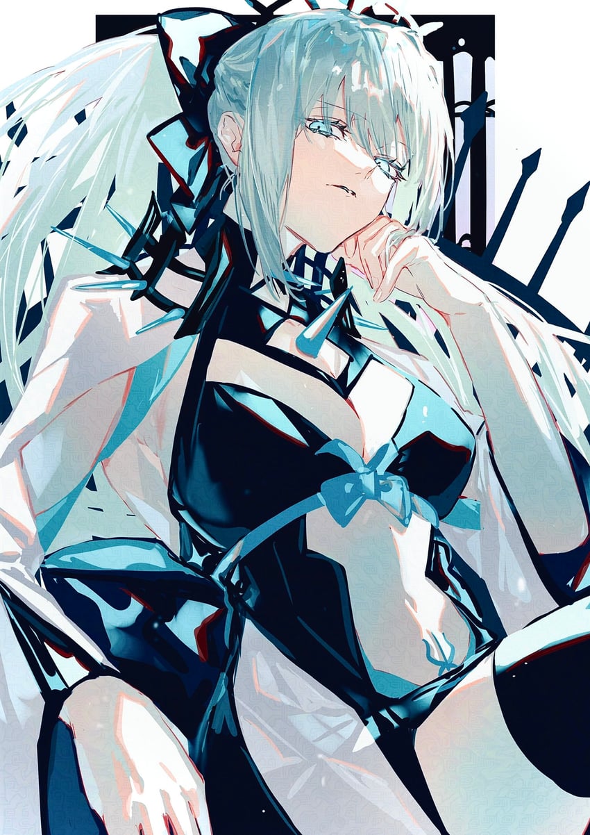 morgan le fay (fate and 1 more) drawn by nasubi_illust