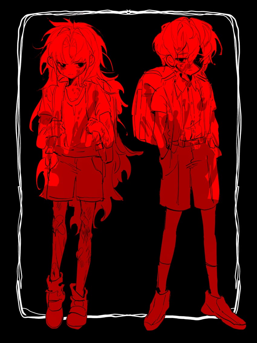 hatsutori hajime and utsugi noriyuki (saibou shinkyoku) drawn by 94dokugen