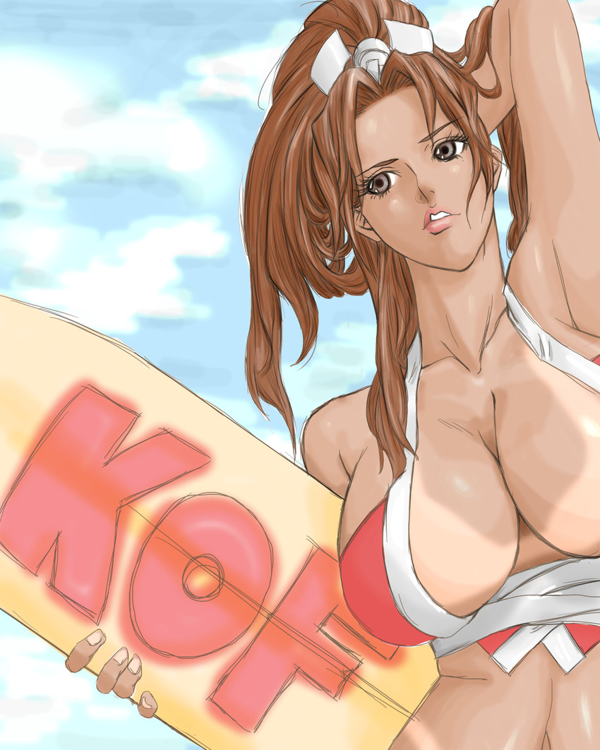shiranui mai (the king of fighters and 1 more) drawn by mattsun_(lyohei)