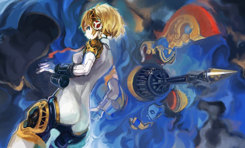 aigis and palladion (persona and 1 more) drawn by conjaku
