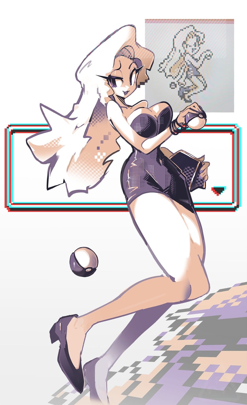 red and beauty (pokemon and 1 more) drawn by shakeeeeeeeee