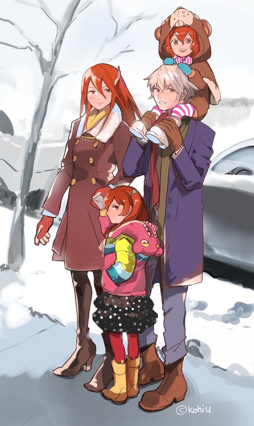 male robin, female morgan, cordelia, severa, and julie ann taylor (fire emblem and 1 more) drawn by kohiu