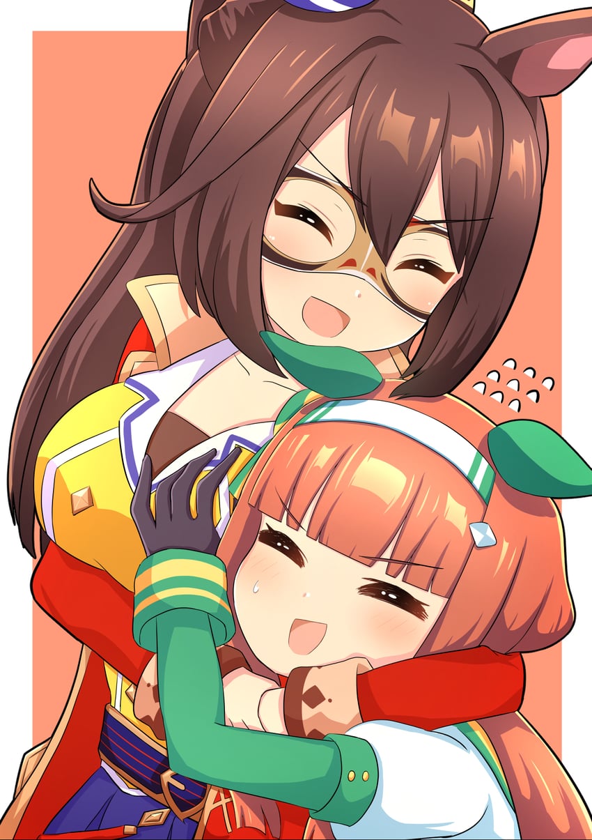 silence suzuka and el condor pasa (umamusume) drawn by whitelily_bread