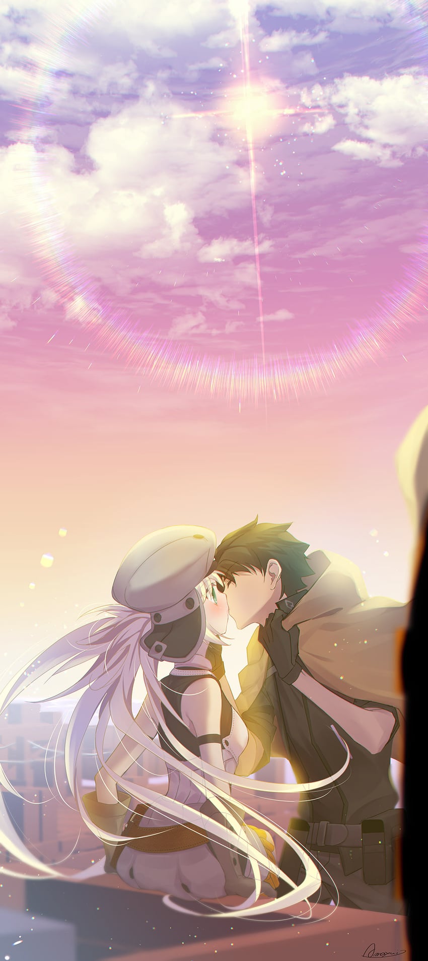 artoria pendragon, fujimaru ritsuka, and artoria caster (fate and 1 more) drawn by mitsuha_(bless_blessing)