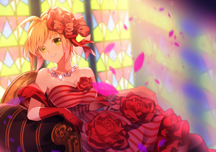 nero claudius (fate and 1 more) drawn by fromchawen