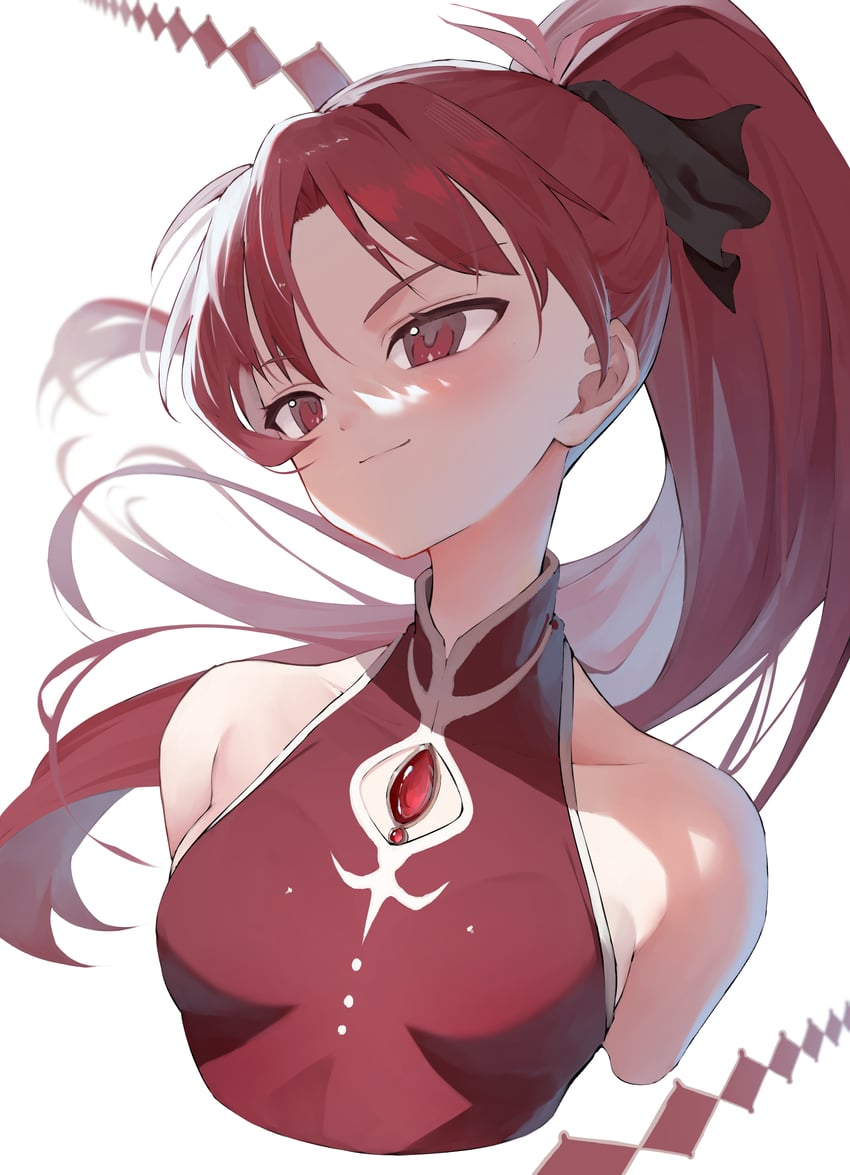 sakura kyoko (mahou shoujo madoka magica) drawn by 200f_(nifu)