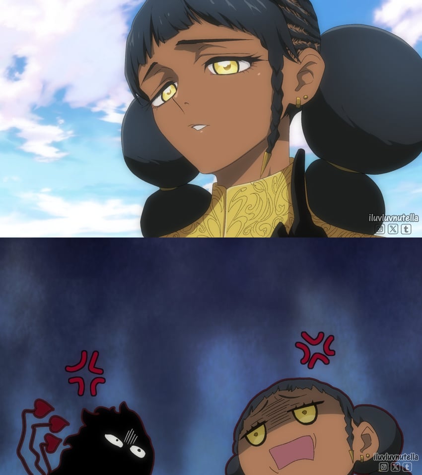desscaras and king uroro (madan no ichi) drawn by iluvluvnutella