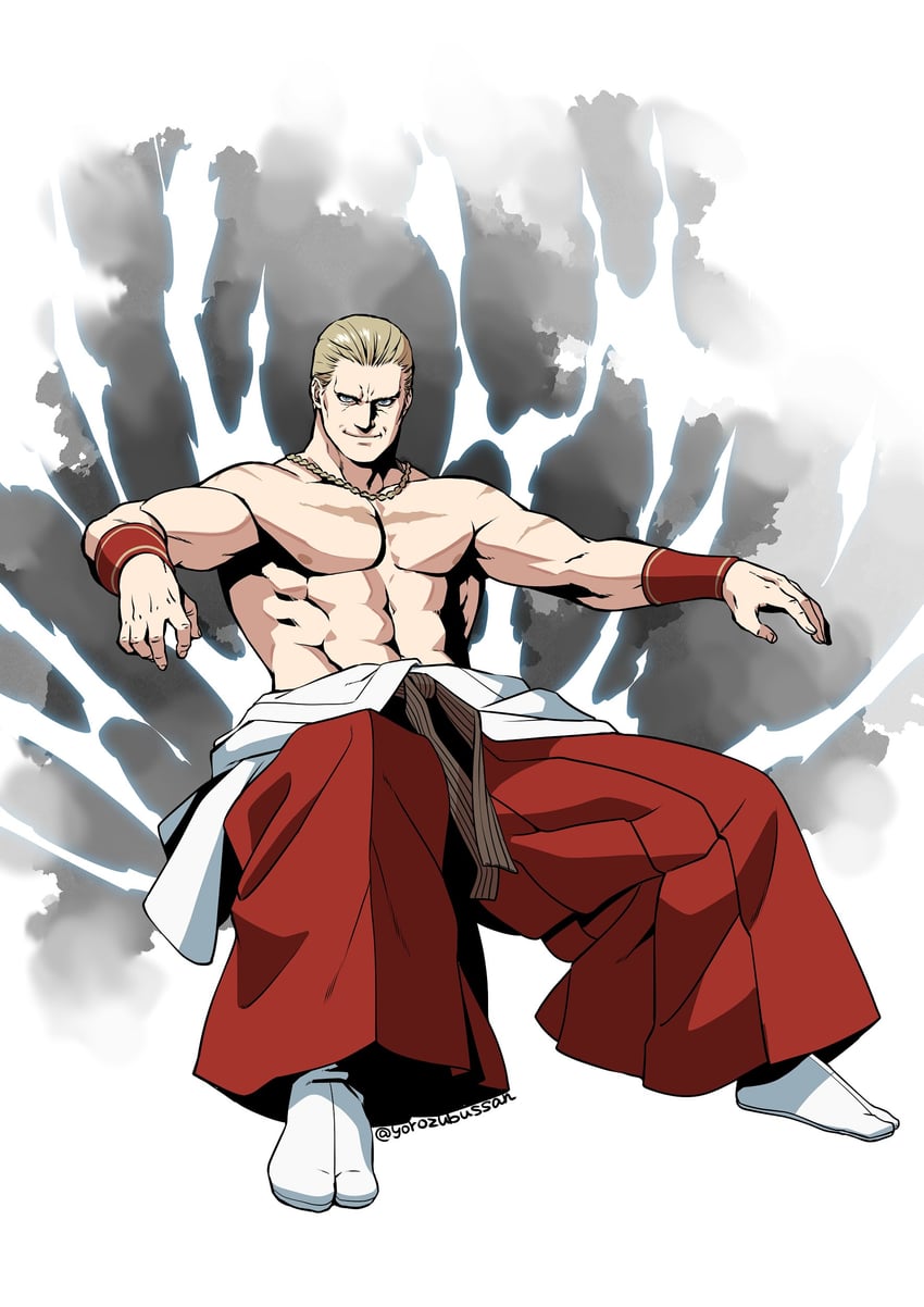geese howard (fatal fury and 1 more) drawn by yorozu