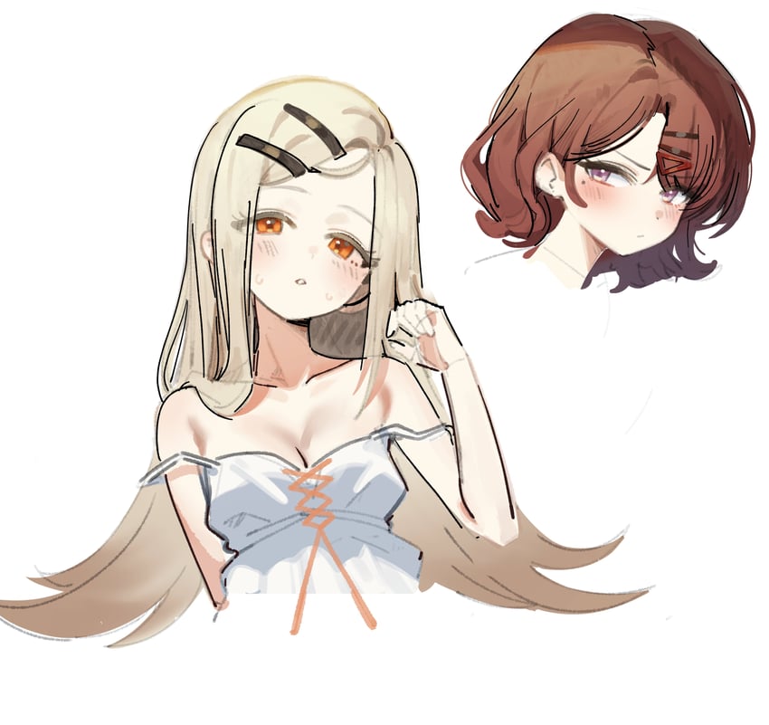 higuchi madoka and shinosawa hiro (idolmaster and 2 more) drawn by nogong