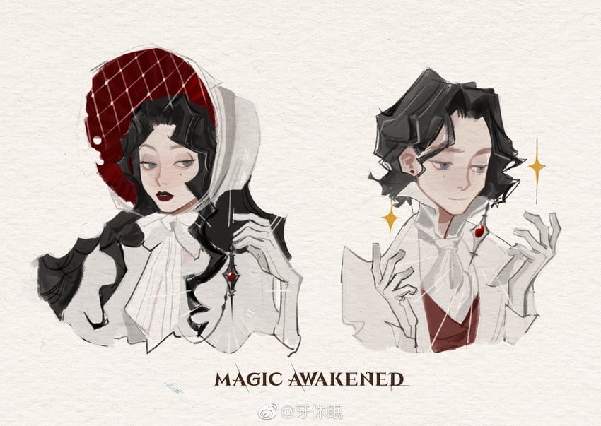 protagonist (wizarding world and 3 more) drawn by nnnadaline