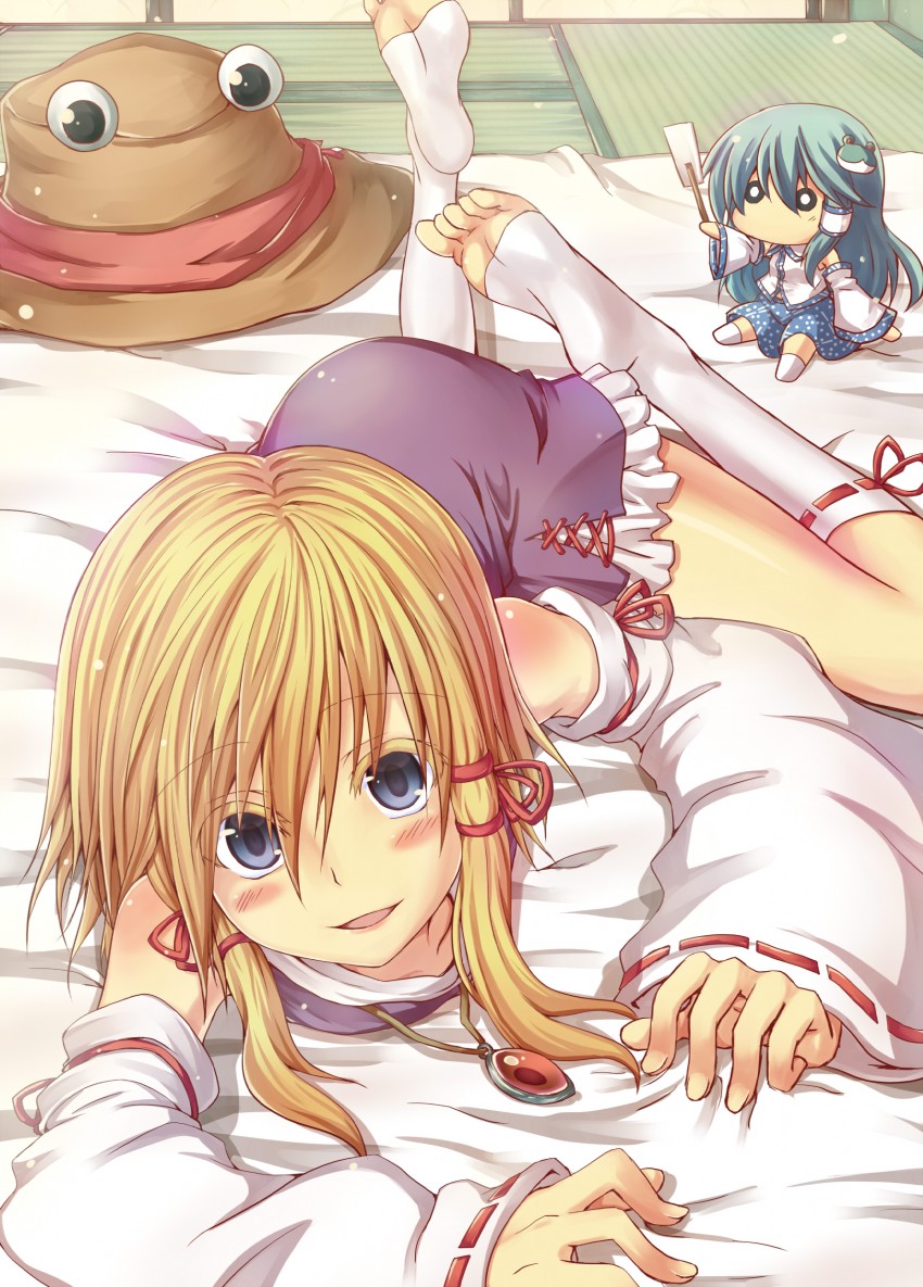 kochiya sanae and moriya suwako (touhou) drawn by oukawa_yuu