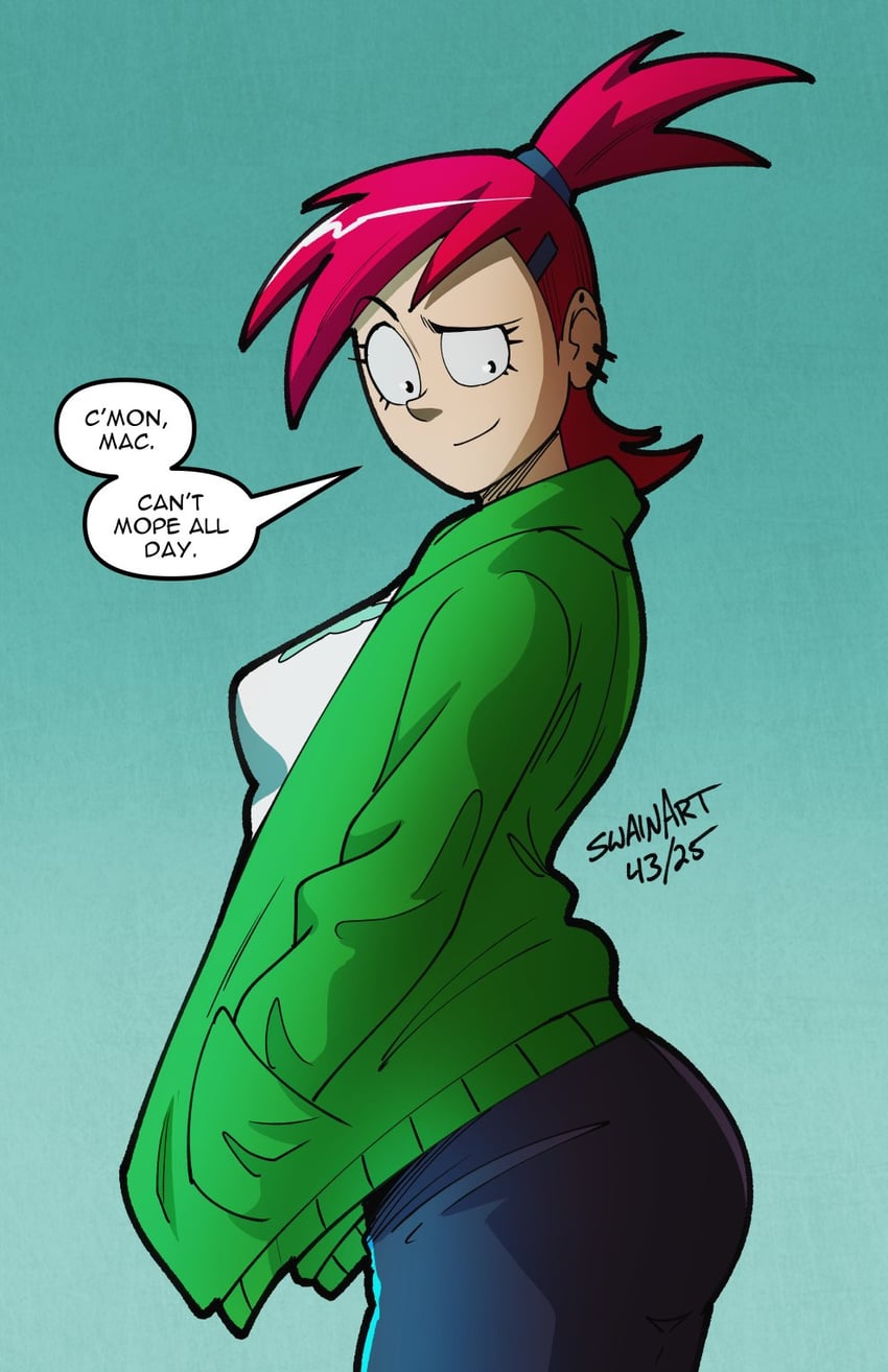frankie foster (foster's home for imaginary friends) drawn by swain_(artist)