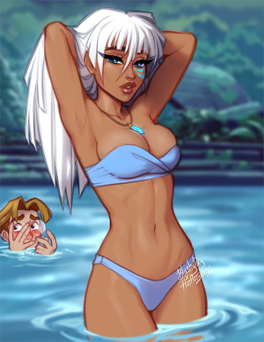 kidagakash and milo james thatch (atlantis: the lost empire) drawn by blushyspicy