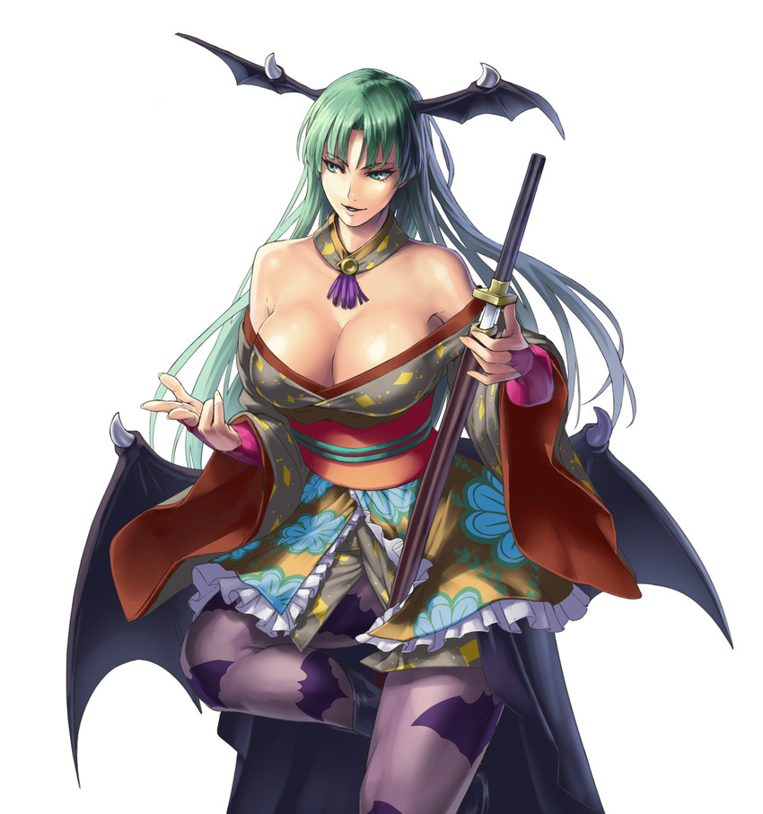 morrigan aensland (darkstalkers and 1 more) drawn by cuboon