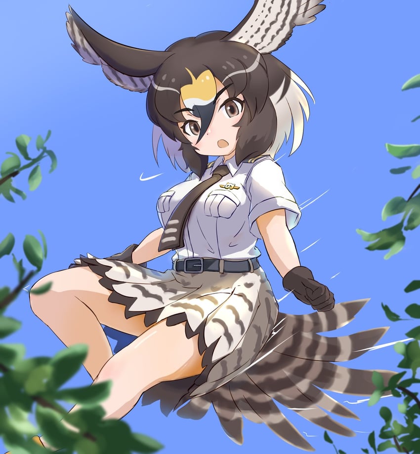 peregrine falcon (kemono friends and 1 more) drawn by koutsuu_(koutuukanseikan)