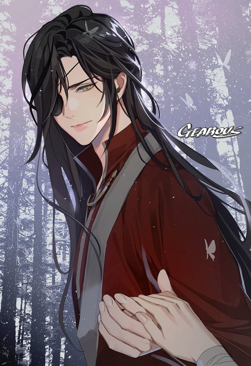 xie lian and hua cheng (tianguan cifu) drawn by gearous