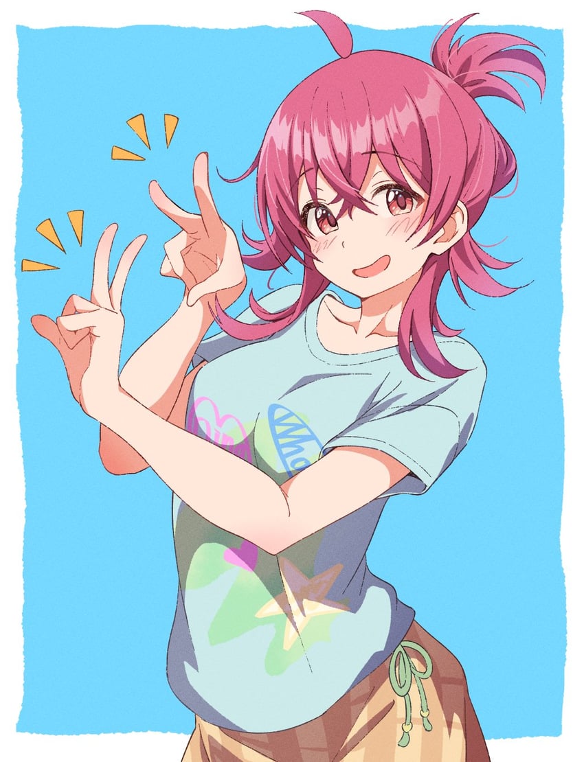 komiya kaho (idolmaster and 1 more) drawn by eitopondo