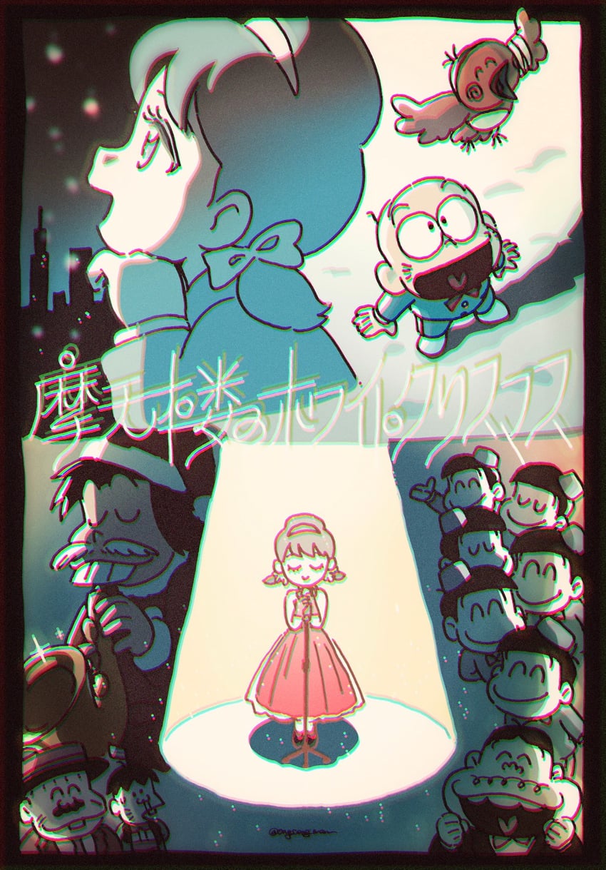 matsuno osomatsu, matsuno karamatsu, matsuno ichimatsu, matsuno jyushimatsu, matsuno choromatsu, and 7 more (osomatsu and 1 more) drawn by softowel