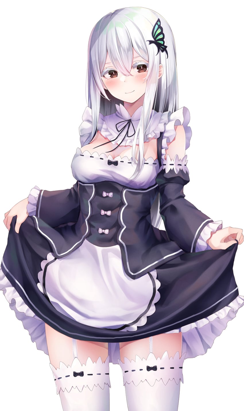 echidna (re:zero kara hajimeru isekai seikatsu) drawn by yuunamida_uyu