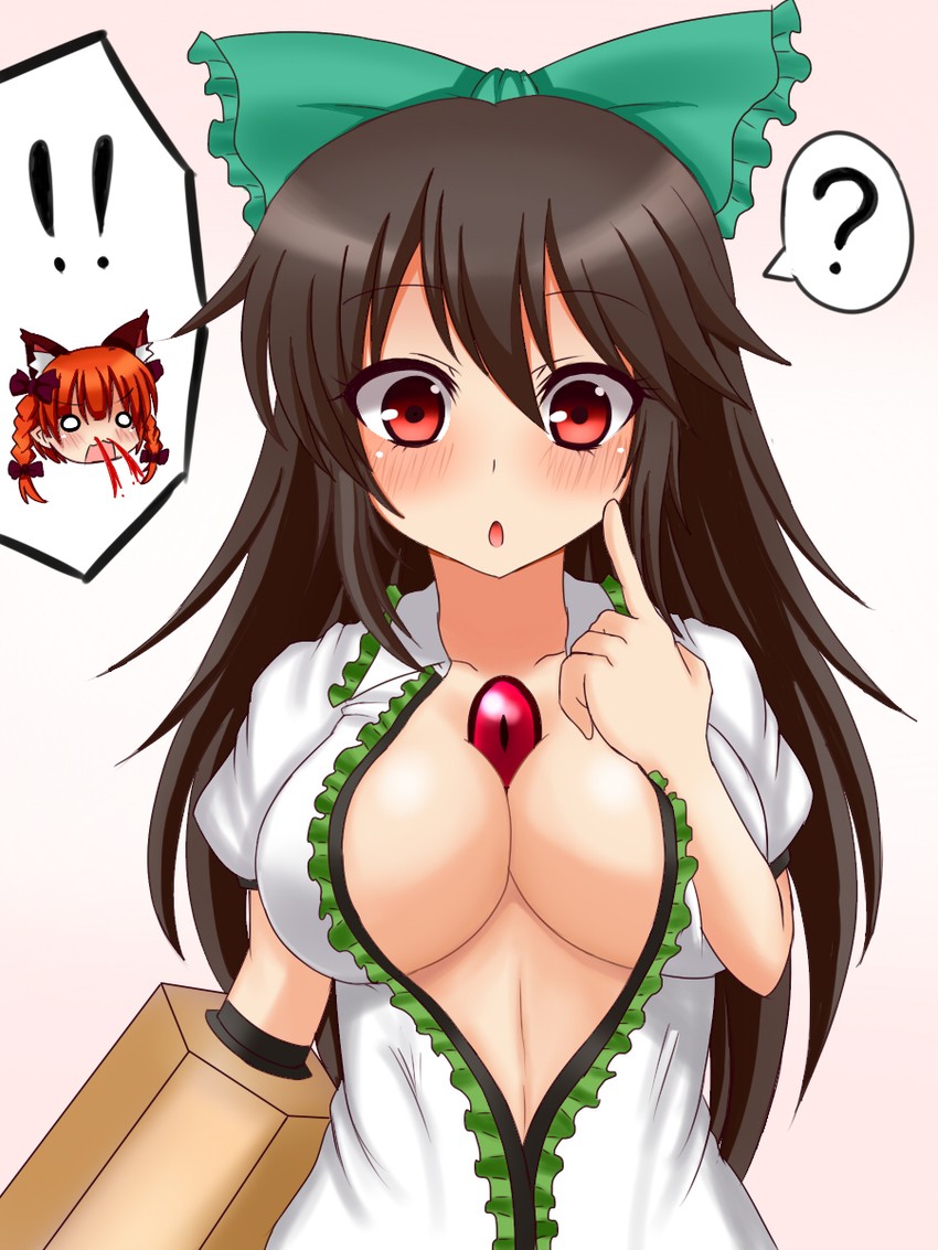 kaenbyou rin and reiuji utsuho (touhou) drawn by haniwagi_(hal)